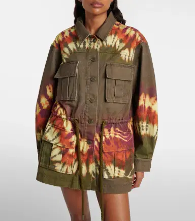 Alemais Alémais Marilyn dyed denim jacket | Thumbnail 4 Alemais Alémais Marilyn dyed denim jacket | Thumbnail 4