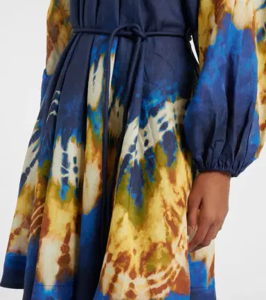 ALÉMAIS Alémais Martine printed ramie minidress | Thumbnail 3 ALÉMAIS Alémais Martine printed ramie minidress | Thumbnail 3