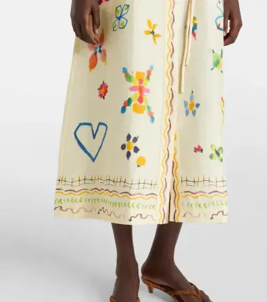 ALÉMAIS Alémais Sidi floral linen-blend shirt dress | Thumbnail 5 ALÉMAIS Alémais Sidi floral linen-blend shirt dress | Thumbnail 5