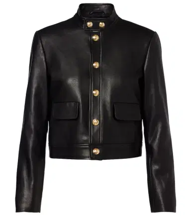 Nili Lotan Hadley cropped leather jacket | Thumbnail 1 Nili Lotan Hadley cropped leather jacket | Thumbnail 1