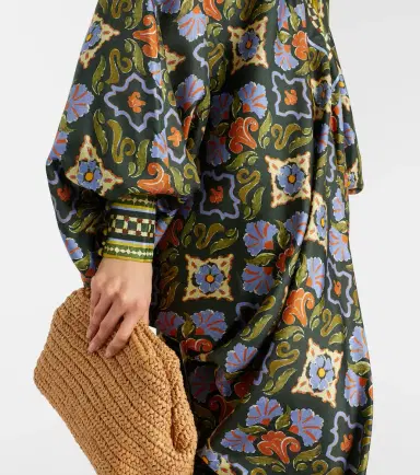 Alemais Alémais Cece floral silk kaftan | Thumbnail 2 Alemais Alémais Cece floral silk kaftan | Thumbnail 2