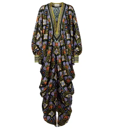 Alemais Alémais Cece floral silk kaftan | Thumbnail 1 Alemais Alémais Cece floral silk kaftan | Thumbnail 1