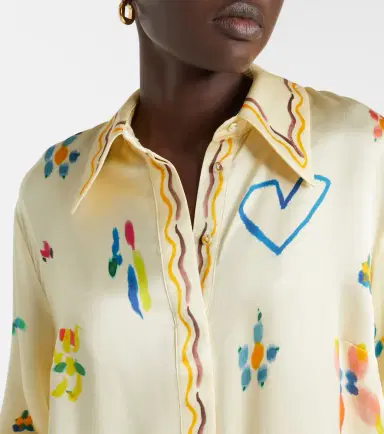Alemais Alémais Sidi floral silk shirt | Thumbnail 4 Alemais Alémais Sidi floral silk shirt | Thumbnail 4