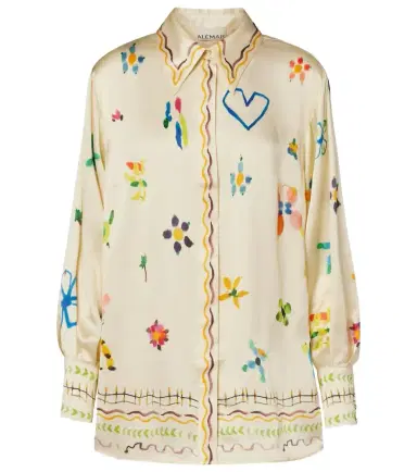 Alemais Alémais Sidi floral silk shirt | Thumbnail 1 Alemais Alémais Sidi floral silk shirt | Thumbnail 1