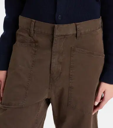 Nili Lotan Shon cotton twill barrel-leg pants | Thumbnail 2 Nili Lotan Shon cotton twill barrel-leg pants | Thumbnail 2