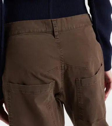 Nili Lotan Shon cotton twill barrel-leg pants | Thumbnail 3 Nili Lotan Shon cotton twill barrel-leg pants | Thumbnail 3
