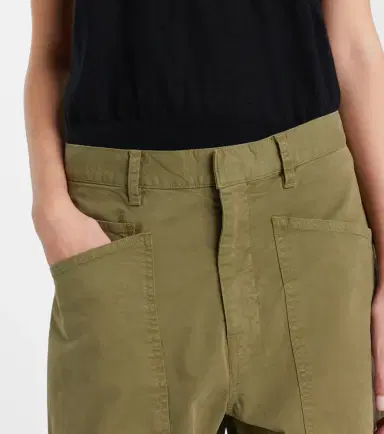 Nili Lotan Shon cotton twill barrel-leg pants | Thumbnail 2 Nili Lotan Shon cotton twill barrel-leg pants | Thumbnail 2