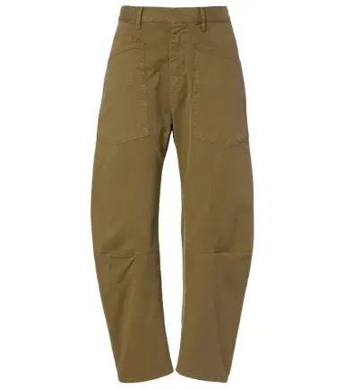 Nili Lotan Shon cotton twill barrel-leg pants | Thumbnail 1 Nili Lotan Shon cotton twill barrel-leg pants | Thumbnail 1
