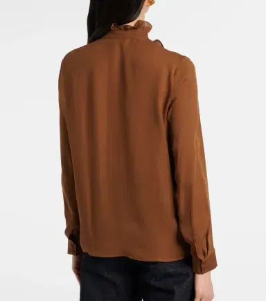 Nili Lotan Ruffled silk blouse | Thumbnail 5 Nili Lotan Ruffled silk blouse | Thumbnail 5