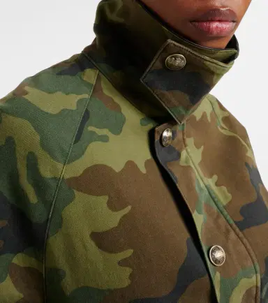 Nili Lotan Andrew camouflage leather-trimmed cotton jacket | Thumbnail 2 Nili Lotan Andrew camouflage leather-trimmed cotton jacket | Thumbnail 2