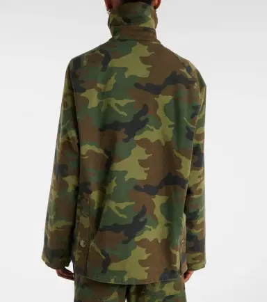 Nili Lotan Andrew camouflage leather-trimmed cotton jacket | Thumbnail 4 Nili Lotan Andrew camouflage leather-trimmed cotton jacket | Thumbnail 4