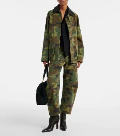 Nili Lotan Andrew camouflage leather-trimmed cotton jacket | Thumbnail 6 Nili Lotan Andrew camouflage leather-trimmed cotton jacket | Thumbnail 6
