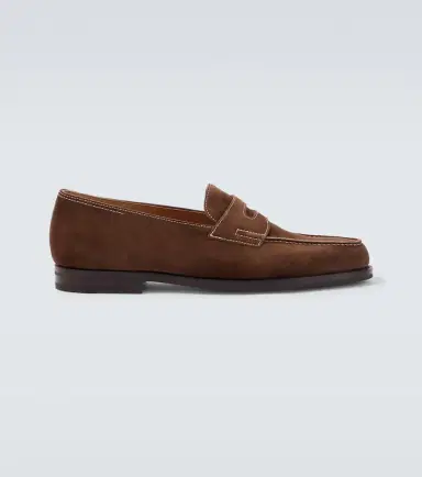 John Lobb Lopez suede penny loafers | Thumbnail 2 John Lobb Lopez suede penny loafers | Thumbnail 2