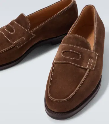 John Lobb Lopez suede penny loafers | Thumbnail 6 John Lobb Lopez suede penny loafers | Thumbnail 6