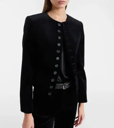 Nili Lotan Patti cotton velvet jacket | Thumbnail 2 Nili Lotan Patti cotton velvet jacket | Thumbnail 2