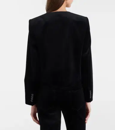 Nili Lotan Patti cotton velvet jacket | Thumbnail 6 Nili Lotan Patti cotton velvet jacket | Thumbnail 6