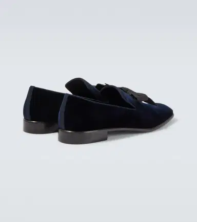 Christian Louboutin December First bow-detail velvet loafers | Thumbnail 4 Christian Louboutin December First bow-detail velvet loafers | Thumbnail 4