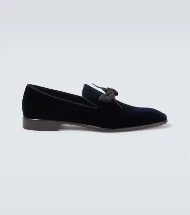 Christian Louboutin December First bow-detail velvet loafers | Thumbnail 5 Christian Louboutin December First bow-detail velvet loafers | Thumbnail 5