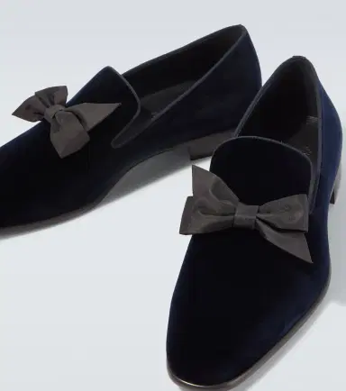 Christian Louboutin December First bow-detail velvet loafers | Thumbnail 6 Christian Louboutin December First bow-detail velvet loafers | Thumbnail 6