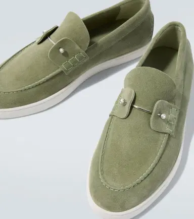 Christian Louboutin Chambeliboat suede slip-on shoes | Thumbnail 3 Christian Louboutin Chambeliboat suede slip-on shoes | Thumbnail 3