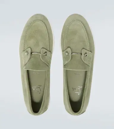 Christian Louboutin Chambeliboat suede slip-on shoes | Thumbnail 4 Christian Louboutin Chambeliboat suede slip-on shoes | Thumbnail 4