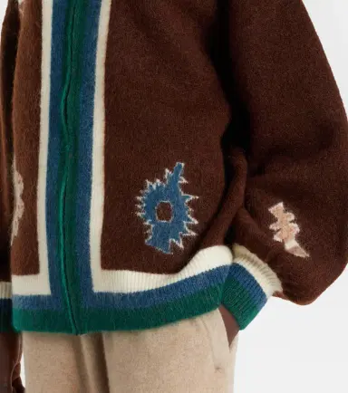 ALÉMAIS Alémais Maroc intarsia cardigan | Thumbnail 4 ALÉMAIS Alémais Maroc intarsia cardigan | Thumbnail 4