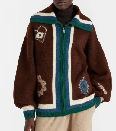 ALÉMAIS Alémais Maroc intarsia cardigan | Thumbnail 6 ALÉMAIS Alémais Maroc intarsia cardigan | Thumbnail 6