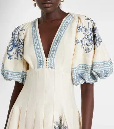 Alemais Alémais Villa Romantica linen-blend maxi dress | Thumbnail 2 Alemais Alémais Villa Romantica linen-blend maxi dress | Thumbnail 2