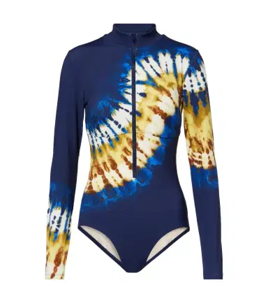 Alemais Alémais Martine draped printed rashguard top | Thumbnail 1 Alemais Alémais Martine draped printed rashguard top | Thumbnail 1