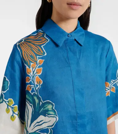 Alemais Alémais Luda floral linen shirt | Thumbnail 4 Alemais Alémais Luda floral linen shirt | Thumbnail 4