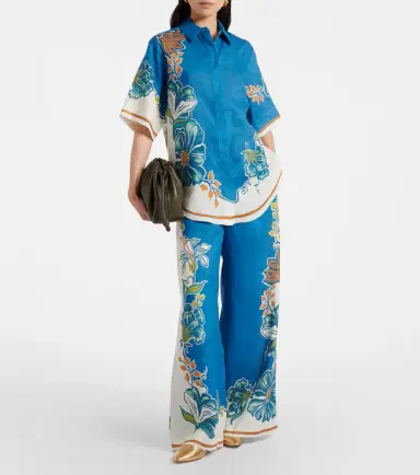 Alemais Alémais Luda floral linen shirt | Thumbnail 5 Alemais Alémais Luda floral linen shirt | Thumbnail 5