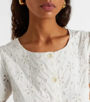 Posse Salma embroidered cotton top | Thumbnail 4 Posse Salma embroidered cotton top | Thumbnail 4