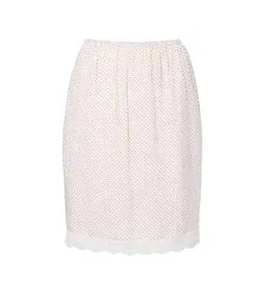Posse Marlowe lace-trimmed polka-dot cotton miniskirt | Thumbnail 1 Posse Marlowe lace-trimmed polka-dot cotton miniskirt | Thumbnail 1