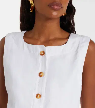 Posse Emma linen vest | Thumbnail 2 Posse Emma linen vest | Thumbnail 2