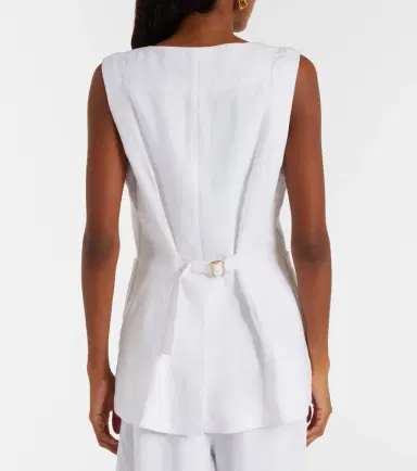 Posse Emma linen vest | Thumbnail 5 Posse Emma linen vest | Thumbnail 5