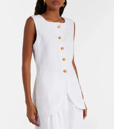 Posse Emma linen vest | Thumbnail 6 Posse Emma linen vest | Thumbnail 6