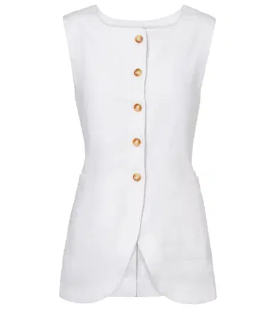 Posse Emma linen vest | Thumbnail 1 Posse Emma linen vest | Thumbnail 1