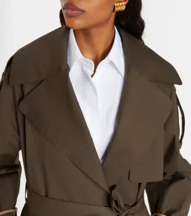 Max Mara The Cube cotton-blend twill trench coat | Thumbnail 3 Max Mara The Cube cotton-blend twill trench coat | Thumbnail 3
