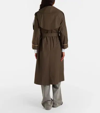 Max Mara The Cube cotton-blend twill trench coat | Thumbnail 6 Max Mara The Cube cotton-blend twill trench coat | Thumbnail 6