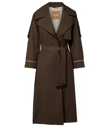 Max Mara The Cube cotton-blend twill trench coat | Thumbnail 1 Max Mara The Cube cotton-blend twill trench coat | Thumbnail 1