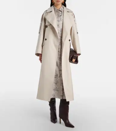 Max Mara The Cube Delfino twill trench coat | Thumbnail 2 Max Mara The Cube Delfino twill trench coat | Thumbnail 2