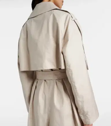 Max Mara The Cube Delfino twill trench coat | Thumbnail 3 Max Mara The Cube Delfino twill trench coat | Thumbnail 3