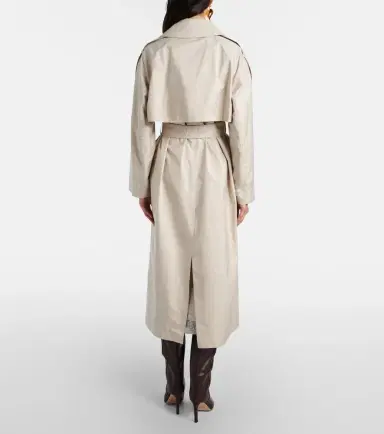 Max Mara The Cube Delfino twill trench coat | Thumbnail 5 Max Mara The Cube Delfino twill trench coat | Thumbnail 5