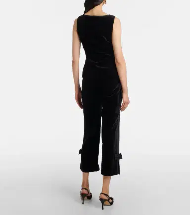 Posse Quincy cotton velvet cropped pants | Thumbnail 3 Posse Quincy cotton velvet cropped pants | Thumbnail 3