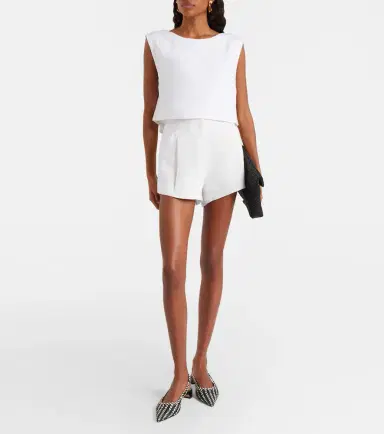 Posse Martina cropped linen top | Thumbnail 3 Posse Martina cropped linen top | Thumbnail 3