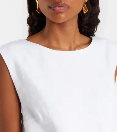 Posse Martina cropped linen top | Thumbnail 5 Posse Martina cropped linen top | Thumbnail 5