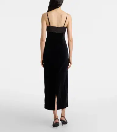 Posse Quincy cotton velvet cocktail dress | Thumbnail 5 Posse Quincy cotton velvet cocktail dress | Thumbnail 5