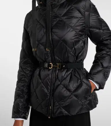Max Mara Belted quilted down jacket | Thumbnail 3 Max Mara Belted quilted down jacket | Thumbnail 3