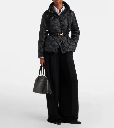 Max Mara Belted quilted down jacket | Thumbnail 4 Max Mara Belted quilted down jacket | Thumbnail 4