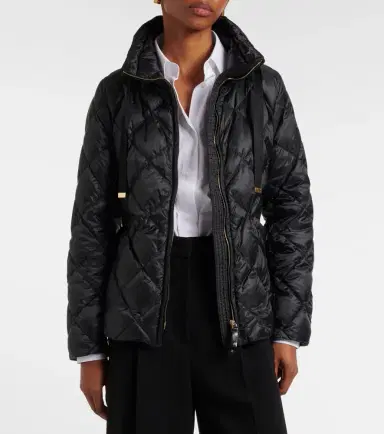 Max Mara Belted quilted down jacket | Thumbnail 5 Max Mara Belted quilted down jacket | Thumbnail 5